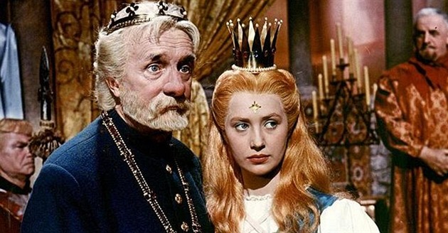 Marie Kyselková jako Princezna se zlatou hvzdou na ele byla v dob natáení...