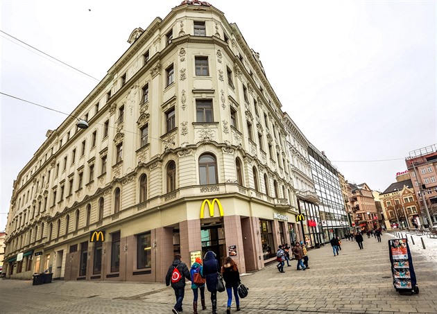 McDonalds na námstí Svobody v Brn.