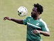 Wilfried Bony z Pobe slonoviny na pedzpasovm trninku