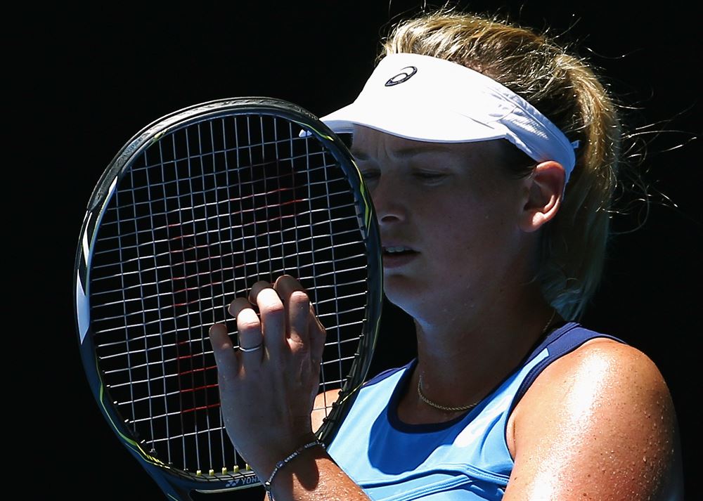 Americká tenistka Coco Vandewegheová byla ve tvrtfinále Australian Open...