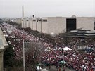 Ulice Washingtonu zaplnily davy úastník manifestace za práva en (21. ledna...