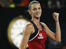 POSTUPOVÝ ÚSMV. eská tenistka Karolína Plíková je na Australian Open ve...