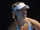 Angelique Kerberová v zápase 3. kola Australian Open proti Kristýn Plíkové...