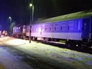 Na elezniním pejezdu ve Vejprnicích u Plzn se stetlo auto s vlakem,...