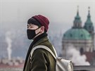 Smog v Praze. Turista na Starém Mst (20.1.2017)