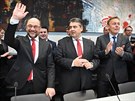Martin Schulz se louí se leny Evropského parlamentu.