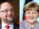 Martin Schulz by ml být hlavním soupeem Angely Merkelové v nadcházejících...
