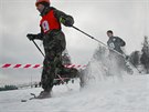 Závěrečná etapa extrémního závodu Winter Survival v Jeseníkách