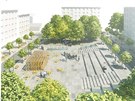 Budouc� podoba Nov�ho n�m�st� v �esk� T�ebov� podle n�vrhu architekt� Josefa...