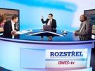 Tomio Okamura a Muhamed Abbas v diskusním poadu iDNES.tv Rozstel. Uprosted...