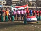 V syrském Aleppu po pti letech odehráli fotbalový zápas.
