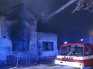 Hasii zasahovali u poáru rodinného domu na Kolínsku (20.1.2017).