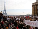 Manifestace za práva en ve Francii (21. ledna 2017)