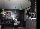Interiér hotelu Rigopiano, který zasáhla lavina (22. ledna 2017)