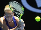 Kristýna Plíková ve tetím kole Australian Open.