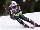 Lichtentejnská lyaka Tina Weiratherová na trati superobího slalomu v Ga-Pa.