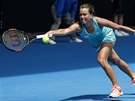Barbora Strýcová elí na Australian Open úderm Sereny Williamsové.