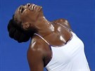 Venus Williamsová proívá ve finále Australian Open rozarování.