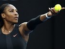 Serena Williamsová ve finále Australian Open.