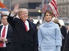 Donald Trump a jeho manelka Melania Trumpová (Washington, 20. ledna 2017)