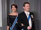 Dánský korunní princ Frederik a korunní princezna Mary (Koda, 24. ledna 2017)