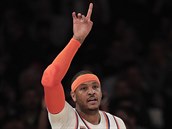 Carmelo Anthony z New Yorku slav svou trefu.