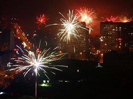 �ína slavila p�íchod nového roku. (27.1.2017)