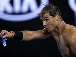 panlsk tenista Rafael Nadal bojuje s Dimitrovem o finle Australian Open a...