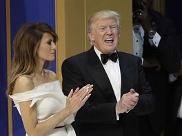 Donald Trump a jeho manelka Melania (Washington, 20. ledna 2017)