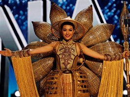 Miss Vietnam Le Hangová na  Miss Universe (Pasay, 26. ledna 2017)