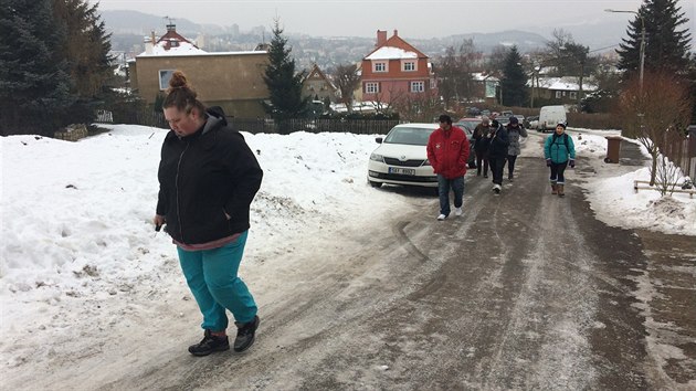 Dobrovolnci ptraj po zmizel Michaele Patricii Muzikov (28. ledna 2017).