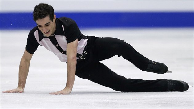 Javier Fernandez a jeho pd pi voln jzd na ME v Ostrav