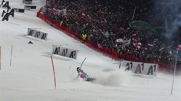 Marcel Hirscher ve slalomu ve Schadmingu.