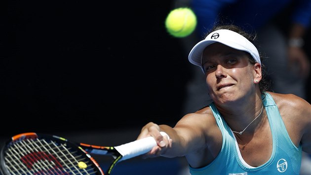 Barbora Strcov el na Australian Open derm Sereny Williamsov.