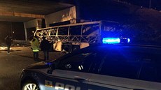 Pi nehod poblí italské Verony shoel autobus s maarskými koláky (20. ledna...