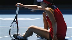 Jelena Jankoviová ve tetím kole Australian Open.