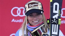 výcarská lyaka Lara Gutová skonila ve sjezdu v Ga-Pa druhá.