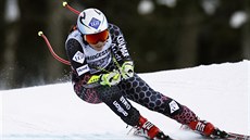 Lichtentejnská lyaka Tina Weiratherová na trati superobího slalomu v Ga-Pa.