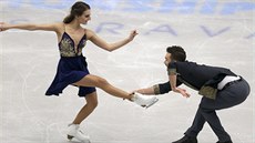 Francouzský tanení pár Gabriella Papadakisová a Guillaume Cizeron.
