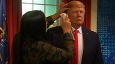Vosková figurína Donalda Trumpa dostala novou fasádu