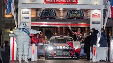 Thierry Neuville na startu Rallye Monte Carlo
