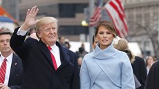 Donald Trump a jeho manelka Melania Trumpová (Washington, 20. ledna 2017)