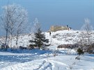 Zimn Brdy - vrchol Houpk s betonovou pozorovatelnou pro zen steleb. (28....