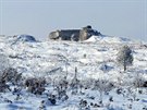 Zimní Brdy - dopadová plocha pod Houpákem.(28. ledna 2017)