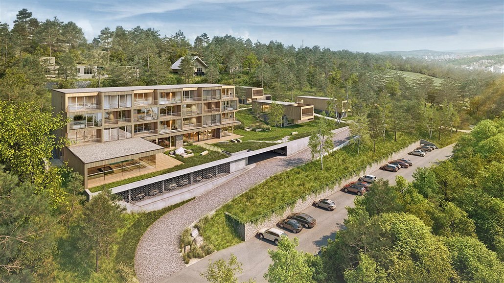 Hotel u Brn�nské p�ehrady s 39 dvoul��kovými pokoji a apartmány doplní na...