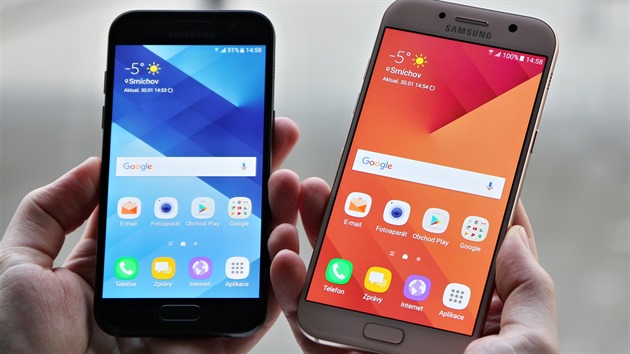 Samsung Galaxy A3 (2017) a Samsung Galaxy A5 (2017)