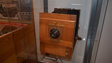 Devný deskový fotoaparát vyrobený mezi lety 19001920