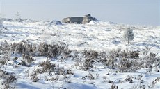 Zimní Brdy - dopadová plocha pod Houpákem. (28. ledna 2017)