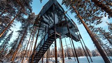 Nový Treehotel stojí v laponských lesích na severu védska.