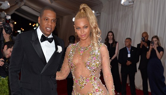 Jay-Z a Beyoncé na MET Gala (New York, 4. května 2015)